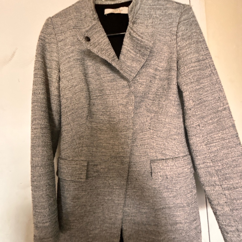 Dex Women's Gray Textured Blazer